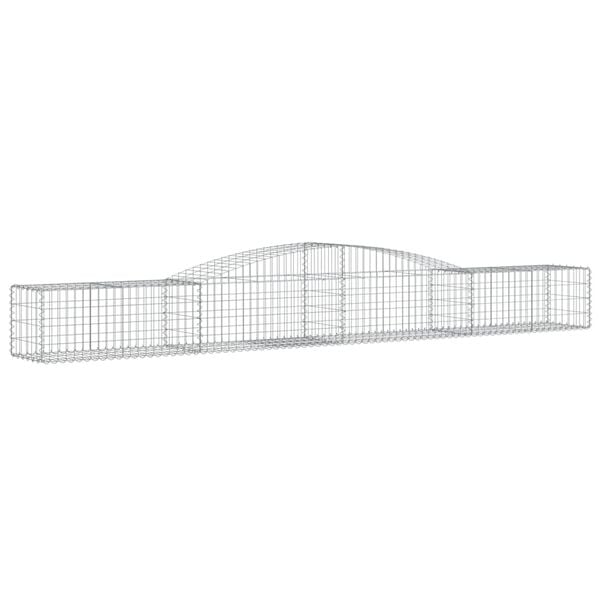 vidaXL Gabion Basket Set of 20 Silver Galvanized iron Extra Large