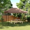 vidaXL Party Tent Brown