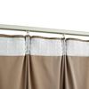 vidaXL Blackout Curtain with Hooks Velvet Beige 114.2x96.5"