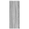 vidaXL Bookcase Grey Sonoma Engineered Wood Bookcase Rectangular