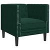 vidaXL Chesterfield Sofa Chair Dark Green
