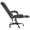 vidaXL Massage Office Chair Black Faux leather, metal, plywood, foam