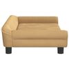 vidaXL Kids Sofa Brown 39.4x19.7x10.2" Velvet