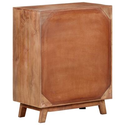 vidaXL Sideboard 24"x13.8"x29.9" Solid Mango Wood