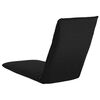 vidaXL Sunlounger Black 600D Oxford Fabric Standard Foldable