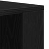 vidaXL Wall Cabinet Black Oak 31.50 x 12.99 x 31.50 in Engineered Wood