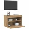 vidaXL TV Wall Cabinet Artisan oak 23.62 x 11.81 x 15.75 in