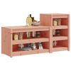 vidaXL Outdoor Kitchen Cabinet Set of 2 Natural Wood
