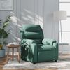 vidaXL Massage Recliner Chair Dark Green
