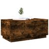 vidaXL Coffee Table Smoked Oak Engineered wood 35.4x19.7x15.7 in