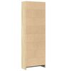 vidaXL Bookcase Sonoma Oak Engineered wood Tall Bookcase Rectangular