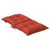 vidaXL Lowback Chair Cushion Set of 6 Melange red