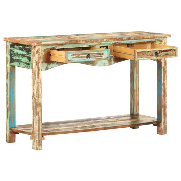 vidaXL Console Table Multi-colored with green, brown, beige