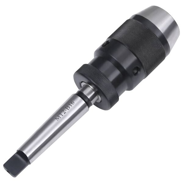 vidaXL Quick Release Drill Chuck MT2-B16 with 0.51 " Clamping Range