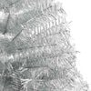 vidaXL Artificial Pre-lit Christmas Tree Silver 82.7" PET