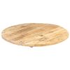 vidaXL Tabletop Natural wood Solid mango wood 31.5 in across Durable