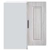 vidaXL Kitchen Wall Corner Cabinet Grey Sonoma Engineered Wood Medium