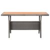 vidaXL Dining Set Grey