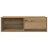 vidaXL TV Cabinet Artisan oak Engineered wood Compact Storage