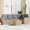 vidaXL Garden Sofa Set Mix Beige