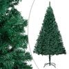 vidaXL Artificial Christmas Tree Green PVC, Steel 59.1 in