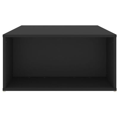vidaXL Coffee Table Black 35.4"x26.4"x13" Engineered Wood