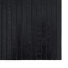 vidaXL Rug Black Bamboo, Polypropylene 39.4 x 196.9 in Non-slip Rug