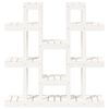 vidaXL Plant Stand White 41.1x9.8x43.1" Solid Wood Pine