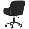 vidaXL Office Chair Black Velvet (100% polyester), metal, plywood Medium