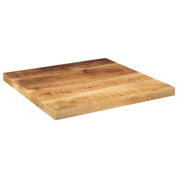 vidaXL Table Top 19.7"x19.7"x1" Square Solid Wood Rough Mango