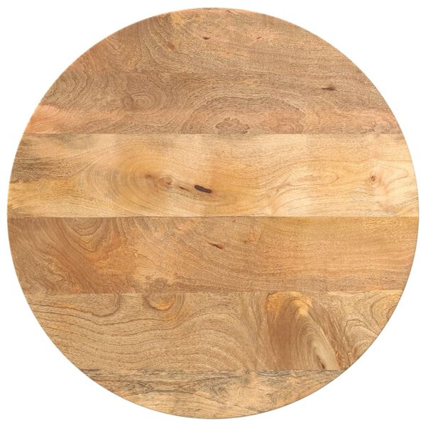 vidaXL Table Top Natural Wood Solid Mango Wood 23.6 in diameter Durable