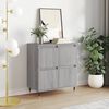 vidaXL Sideboard Gray Sonoma Engineered wood Medium Sideboard