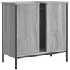 vidaXL Bathroom Sink Cabinet Grey sonoma Engineered wood 23.6x11.8x23.6 in