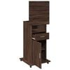 vidaXL Lectern Brown Oak Engineered Wood Standard Lectern Rectangular