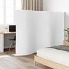 vidaXL Room Divider White 65"x157.5" Bamboo