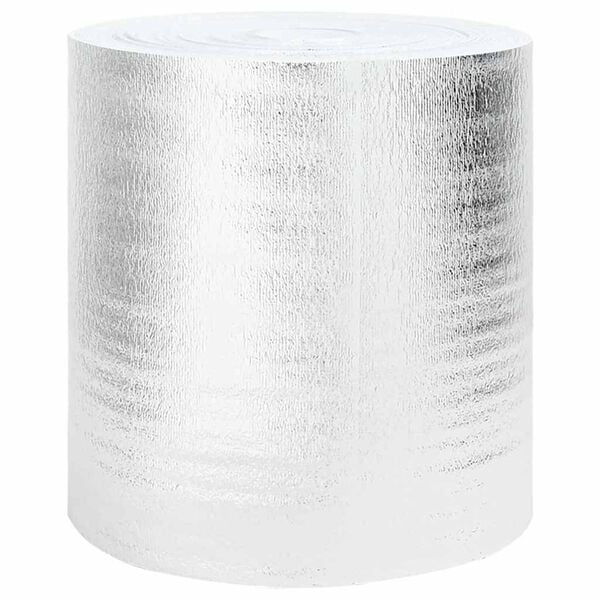 vidaXL Radiator Heat Reflector Silver 0.5 x 25 m Aluminium