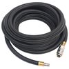 vidaXL Hybrid Air Hose Black 0.6" 32.8' Rubber and PVC