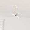 vidaXL Ceiling Spotlight Nickel 2.56 x 2.36 x 4.53 in Metal