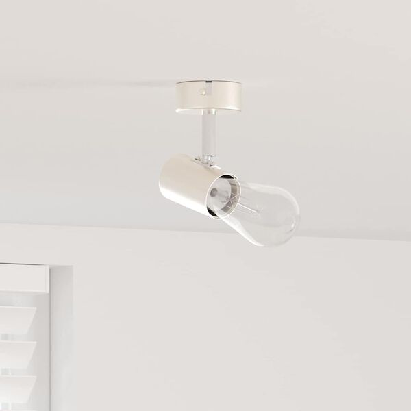 vidaXL Ceiling Spotlight Nickel 2.56 x 2.36 x 4.53 in Metal