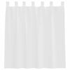 vidaXL Voile Curtains with Loops 2 pcs White 55.1x55.1"