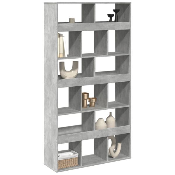 vidaXL Room Divider Concrete Grey Engineered Wood Large Room Divider