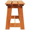 vidaXL Outdoor Bench Brown 119 x 35 x 47cm Solid pine wood