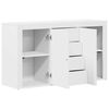 vidaXL Sideboard White 47.24 x 14.17 x 27.17 in Engineered Wood
