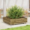 vidaXL Garden Planter Pine Treated Pinewood Large Decorative Inlays