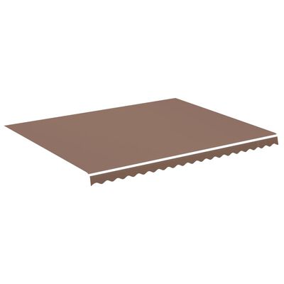 vidaXL Replacement Fabric for Awning Brown 14.8'x11.5'
