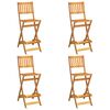 vidaXL Outdoor Bar Set Natural Solid Acacia wood Standard Foldable