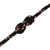 vidaXL Boat Rope Black 0.20 " 1640.4 ' Polypropylene