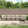 vidaXL Garden Lounge Set Anthracite Poly rattan Large Modular