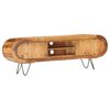 vidaXL TV Stand 55.1"x11.8"x17.7" Solid Wood Acacia