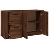 vidaXL Sideboard Brown Oak Engineered Wood 39.4 x 13.0 x 23.4 in